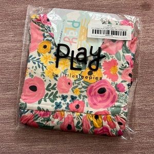 Little Sleepies secret Garden Long Sleeve Twirl Dress with Bodysuit